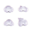 3 Sets Plastic Decorative Biscuit Mold Transportation Tool Series Biscuit Spring Mold(B )