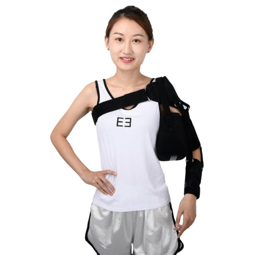 Lengthened Fixed + Shoulder Pad Style Shoulder Joint Fixation Belt Dislocation Stroke Hemiplegia Shoulder Support, Specification: One Size