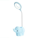 1268 6W Eye Protection Learning LED Dormitory Desk Touch Smart Color Elephant Desk Lamp, Colour: Plug-in Model(Blue)