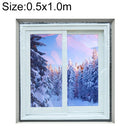 Window Windproof Warm Film Indoor Air Leakage Soundproof Double-Layer Insulation, Specification: 0.5x1.0M