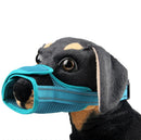 DOTON Dog Breathable Mouth Cover Anti-Barking Anti-Bite & Anti-Eating Pet Mask, Specification: M(Turquoise)