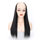 Wig Half Headgear Long Straight Hair U-Shaped Wig Headgear, Colour: 4.US-2