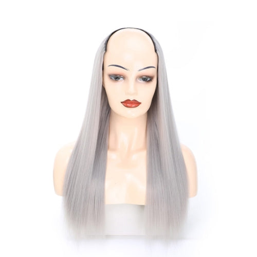Wig Half Headgear Long Straight Hair U-Shaped Wig Headgear, Colour: 14.US-0906