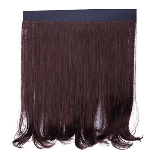 8261K Detachable Hat Wig Piece Micro-Roll Inner Buckle Can Stick Hat Wig(Dark Brown)