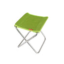 CLS Stainless Steel Spring Folding Chair Outdoor Fishing Chair, Colour: Green