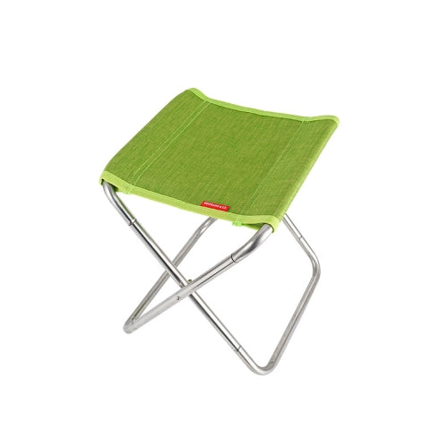 CLS Stainless Steel Spring Folding Chair Outdoor Fishing Chair, Colour: Green