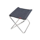 CLS Stainless Steel Spring Folding Chair Outdoor Fishing Chair, Colour: Gray