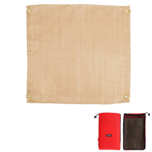 CLS Picnic Barbecue Heat Insulation Pad Glass Fiber Flame Retardant Cloth Small (45x45 cm)