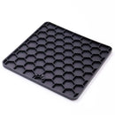 2 PCS Silicone Pet Supplies Sucker Slow Food Pad(Black)