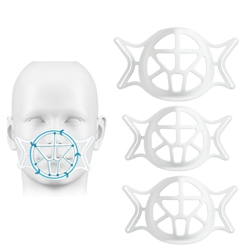 10 PCS Mask Holder Mouth And Nose Separation 3D Mask Support Frame, Specification: TPE Material