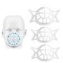 10 PCS Mask Holder Mouth And Nose Separation 3D Mask Support Frame, Specification: Silicone Material