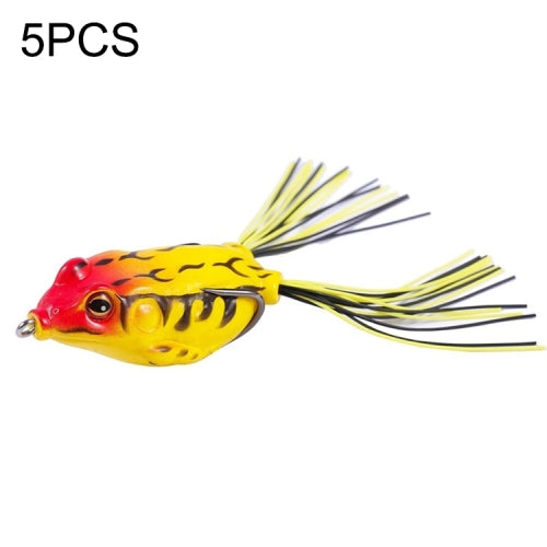 5 PCS Bionic Thunder Frog Lure Bait Simulation Fishing Bait, Specification: 5.0cm/9g(1)