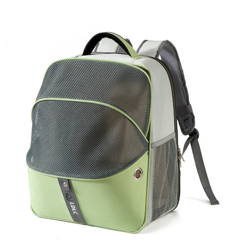 LDLC QS-061 Portable Pet Bag for Outing Breathable Dog & Cat Backpack(Vibrant Green)
