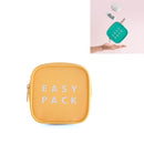 2 PCS TPU Square Travel Compact Portable Waterproof Lipstick Bag(Yellow)
