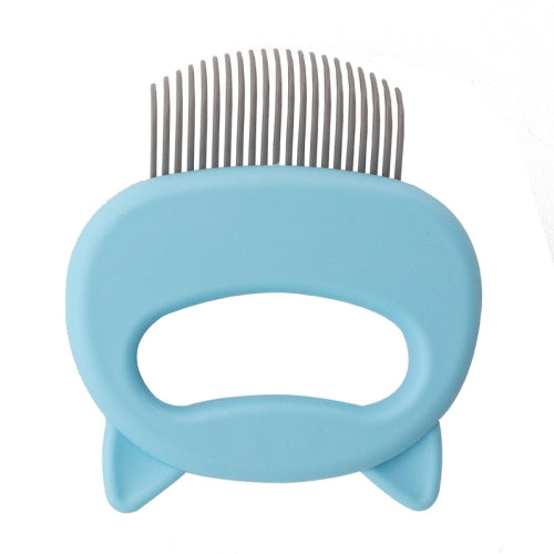 2 PCS Pet Lice Comb Cat Hair Removal Comb Pet Massage Supplies(Blue)