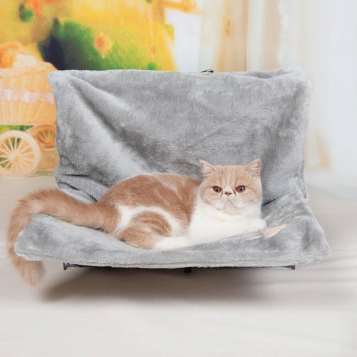 Cat Hanging Hammock Universal Window Sill Nest for All Seasons(Gray)