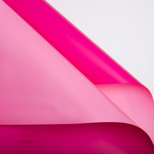 2 Bags Two-Color Waterproof Flower Wrapping Paper, Colour: Magenta+Pink