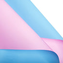 2 Bags Two-Color Waterproof Flower Wrapping Paper, Colour: Gouache+Light Blue