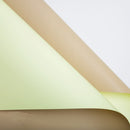 2 Bags Two-Color Waterproof Flower Wrapping Paper, Colour: Brown+Bean Yellow