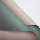 2 Bags Two-Color Waterproof Flower Wrapping Paper, Colour: Cement Gray+Blue Gray