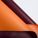 2 Bags Two-Color Waterproof Flower Wrapping Paper, Colour: Orange+Brown