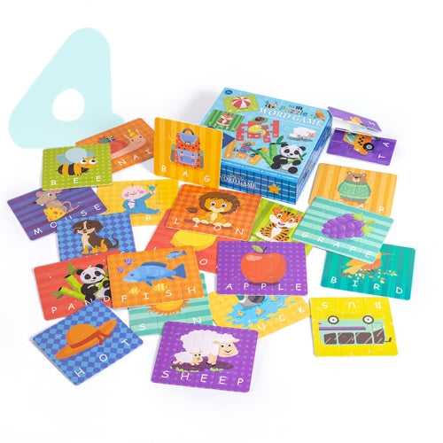 Children Early Education Cognitive Cartoon Toy Advanced Word Puzzle Baby Concentration Toy
