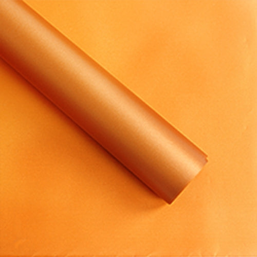 2 Bags Flower Wrapping Paper Matte Paper Gift Paper Translucent Wrapping Paper Material, Colour: Orange
