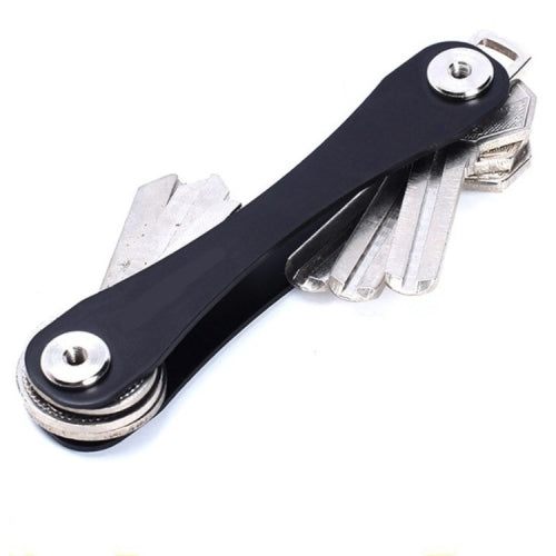 3 PCS Large Aluminum Alloy Key Holder Metal Key Storage Device Outdoor Tool Random Colour Delivery(8.8x1.7x1.8cm)