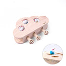Hamster And Cat Toys Solid Wood Cat Supplies, Colour: Cloud Hairy Mouse