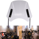 5-7 Inch Retro Motorcycle Windshield Universal Modified Windshield(Transparent)