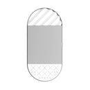Silicone Lipstick Storage Box Cosmetics Jewelry Finishing Box With Mirror(Gray)