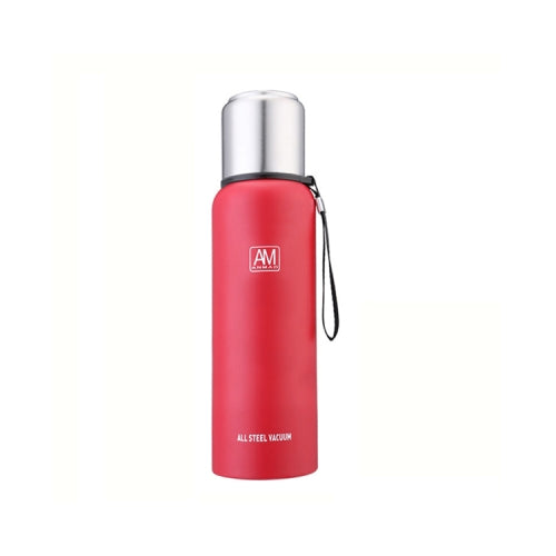 304 Stainless Steel Insulated Mug Large Capacity Sports Water Cup Outdoor Travel Pot, Capacity: 500ml(Red)