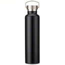 304 Vacuum Stainless Steel Vacuum Flask Double-Layer Large-Capacity Outdoor Water Bottle Mountaineering Sports Bottle, Capacity: 1000ml(Black)