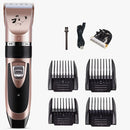 Pet Hair Remover Electric Shaving Haircut Set, Specification: Rose Gold+Cutter Head
