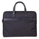 Deli 63751 Front And Rear Double Pockets Multi-Layer Briefcases Handheld Meeting Bag(Black)
