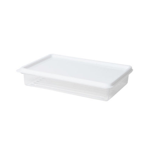 2 PCS Refrigerator Storage Fresh-Keeping Box Kitchen Can Be Stacked With Frozen Fruit Sealed Box, Size: Medium(White)
