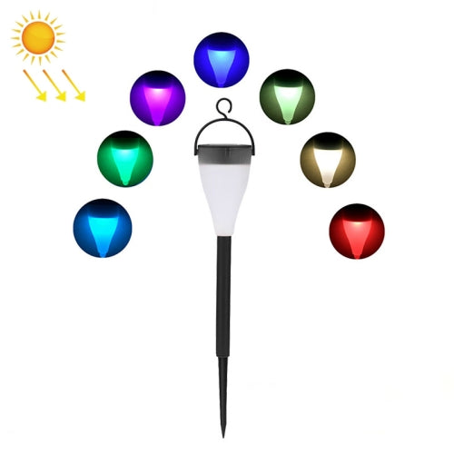 3 PCS Solar Colorful Lawn Lamp Hanging Light Waterproof Garden Decorative Light(White Light+RGB)