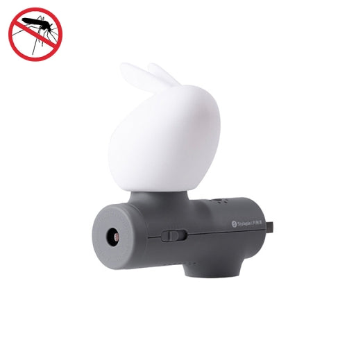 Cute Animal Induction Mosquito Repellent Night Light, CN Plug(Moonlight Rabbit)