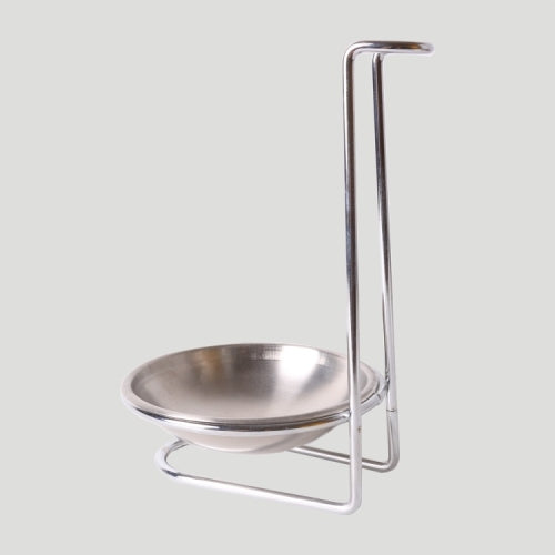 2 PCS Kitchen Detachable Stainless Steel Soup Spoon Rack Hot Pot Tableware, Number of layers (specifications): Snail