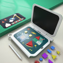 10 inch Children Electronic LCD Handwriting Drawing Board Puzzle Graffiti Painting One-Click Clear Writing Board Toy(Green)