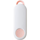 2 PCS Household Hanger Storage Rack Multifunctional Balcony Wall Hanging Foldable Hook(Pink)