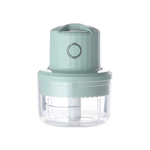 Baby Food Supplement Meat Grinder Electric Mini USB Rechargeable Mixer Small Minced Meat Garlic Masher Small (Green)