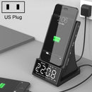 X7 Multifunctional Wireless Charging Bluetooth Speaker with Alarm Clock & Radio & Remote Control, Specification: US Plug