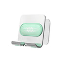 2 PCS Wall-Mounted Mobile Phone Holder Creative Sticking Multifunctional Storage Rack, Colour: Metal Silver+Green B10