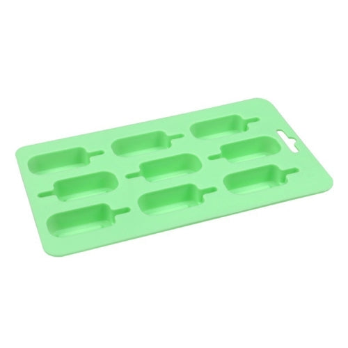 2 PCS Creative Silicone Ice Tray Mold 8 Continuous Mould Home-Made DIY Ice Tray Box, Style: Ice Cream (Blue)
