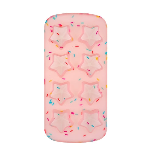 2 PCS Creative Silicone Ice Tray Mold 8 Continuous Mould Home-Made DIY Ice Tray Box, Style: Five-star ice tray (jelly effect)