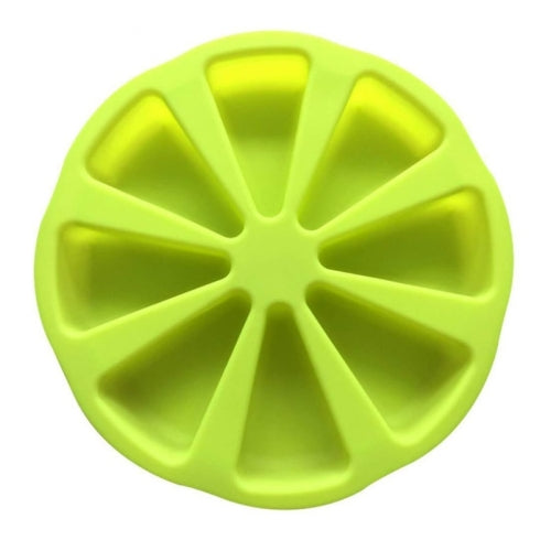2 PCS Silicone Orange Shape 8-Point Mold Kitchen Cake Pizza Baking Model(Green)