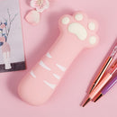 Large Capacity Cat Claw Silicone Pencil Case(Pink)