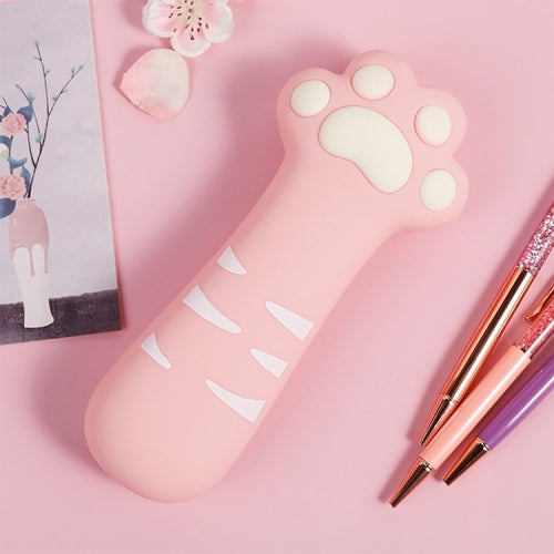 Large Capacity Cat Claw Silicone Pencil Case(Pink)