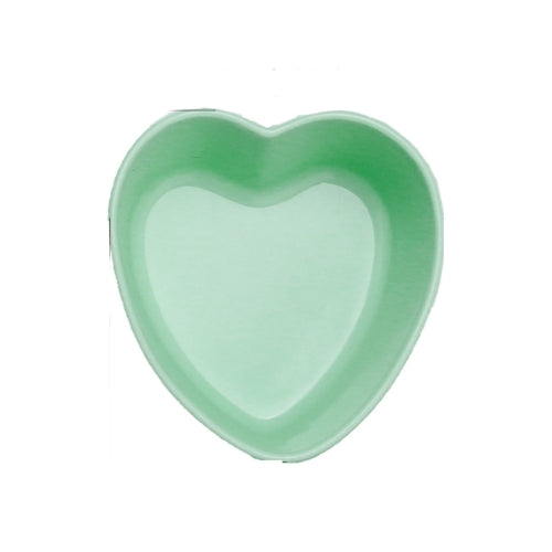 10 PCS Creative DIY Silicone Cake Cup Muffin Cup Baking Mold,Style: Heart-shaped (Macron Green)